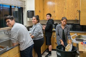 Our hard working clean up crew from Gilroy Early College Academy