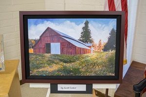 Scott Lance print of the Red Barn