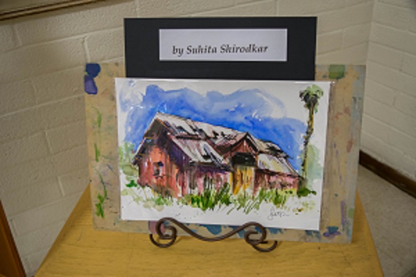 Suhita Shirodkar,barn,painting